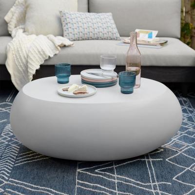 Pebble Indoor/Outdoor Oval Coffee Table (91 cm) - West Elm UK