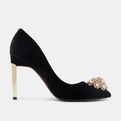 PEETCH Brooch embellished courts - Black - Ted Baker