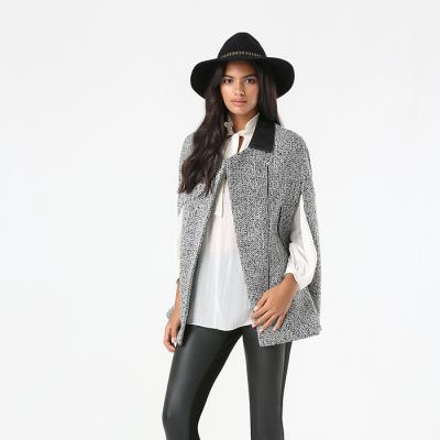 Tweed Moto Cape bebe