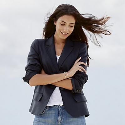 Relaxed Linen Blazer - The White Company