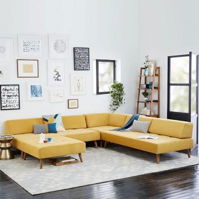 Retro Tillary® 6-Piece Sectional west elm