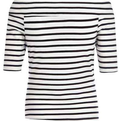 Oasis STRIPE BARDOT TOP