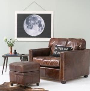 Rose & Grey Vintage Leather Greenwich Armchair