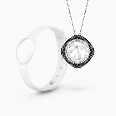 Swarovski Activity Crystal Vio Pendant Set Fitness + Sleep Tracker - Misfit