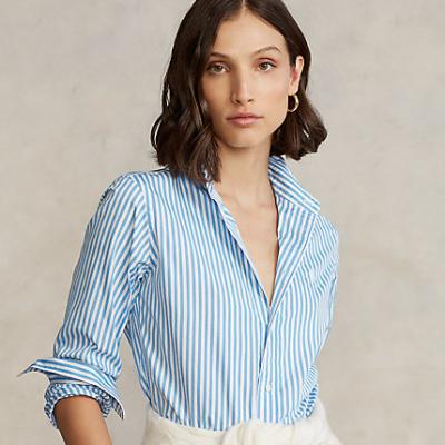 Classic Fit Striped Cotton Shirt