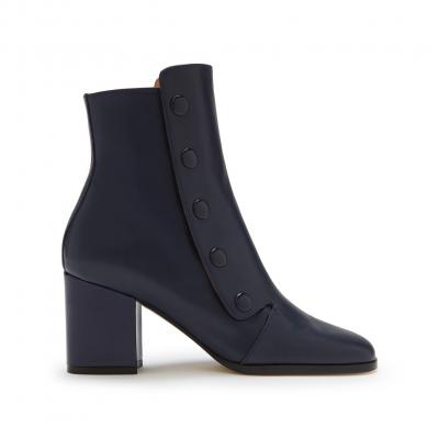 Marylebone Bootie Midnight Smooth Calf & Patent Women Mulberry