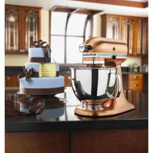 KitchenAid Custom Metallic 5 Qt. Satin Copper Stand Mixer-KSM152PSCP