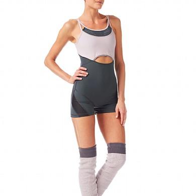 Passe Dance Leotard - pebblegrey - Sweaty Betty