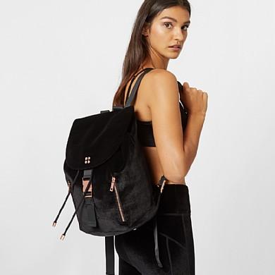 Velvet Backpack - Black - Sweaty Betty