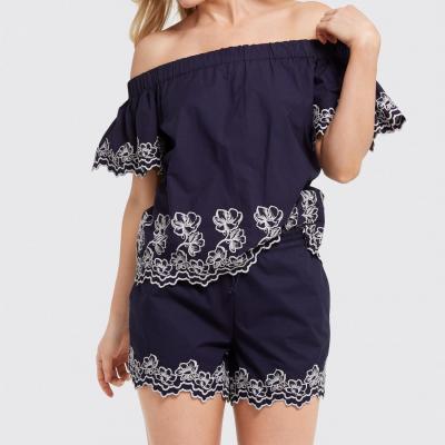 Eyelet Shorts -  Draper James