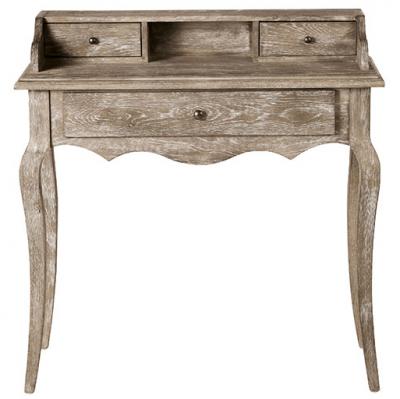 Sienna Dressing Table Feather & Black