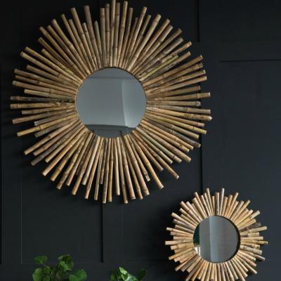 Bamboo Sunburst Mirror at Rose & Grey