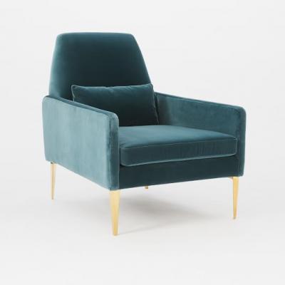 Smythe Velvet Chair west elm