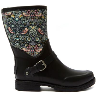 UGG  LIBERTY ART FABRICS BLACK STRAWBERRY THIEF PRINT SIVADA BOOTS