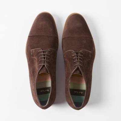Paul Smith Mens Brown Suede Ernest Shoes