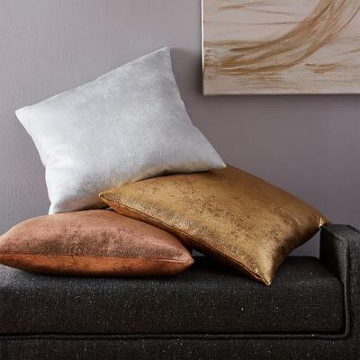 St. Jude Metallic Foil Pillow Cover - Rose Gold west elm