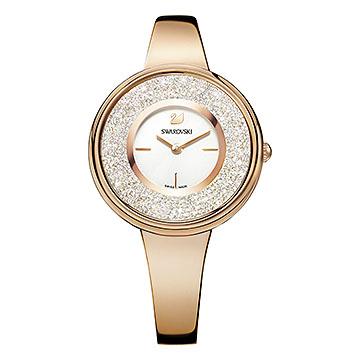 Crystalline Pure Watch, Rose Gold Tone - Swarovski