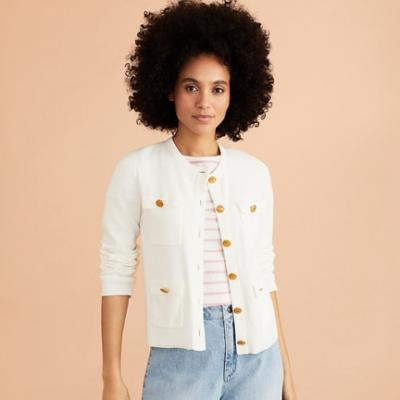 Cotton Sweater Jacket - Brooks Brothers