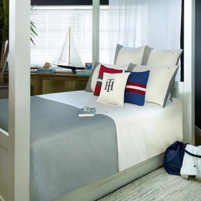 Tommy Hilfiger Grey Colour Block Duvet Cover