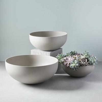 Terra Sandstone Planters - Tall Bowl west elm