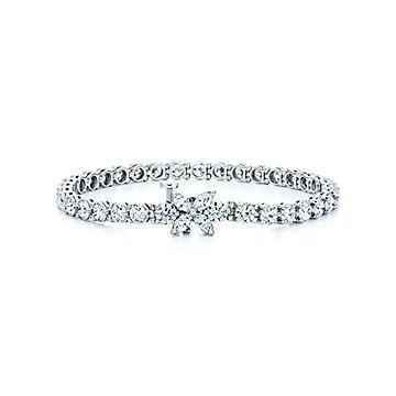 Tiffany Victoria® Tennis Bracelet in Platinum with Diamonds Tiffany & Co.