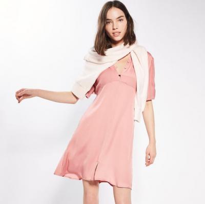 Jacquard Spot Mini Tea Dress - Topshop