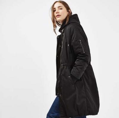 Longline Ma1 Padded Parka - Topshop