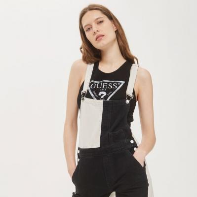 Colour Block Dungarees by GUESS Originals