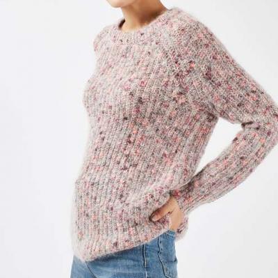 Nep Mohair Crew Jumper - Topshop