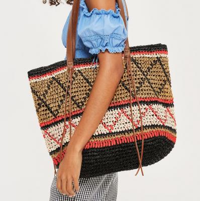Raffia Zigzag Shopper Bag - Topshop