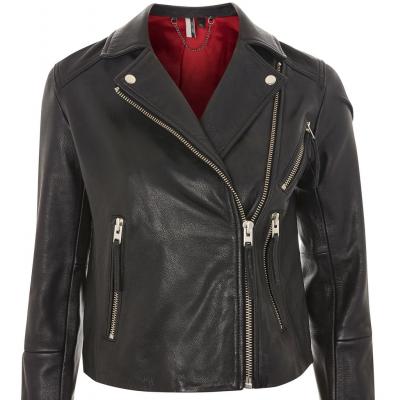 TALL Dolly Biker Jacket - Topshop USA