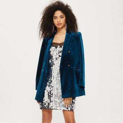 Disco Sequin Embellished Slip Dress - Topshop USA