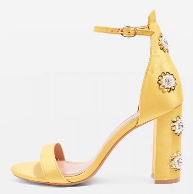 MIMI Beaded Block Heel Sandals - Topshop USA