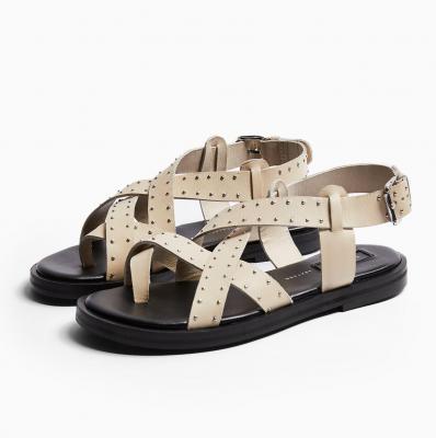 PAIGE Buttermilk Leather Sandals Topshop
