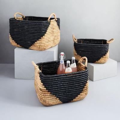 Two-Tone Seagrass Baskets west elm