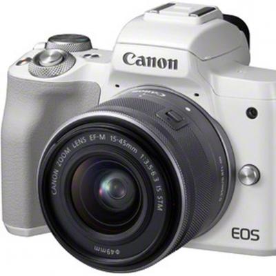 CANON EOS M50 Mirrorless Camera with EF-M 15-45 mm f/3.5-5.6 IS STM Lens - Silver