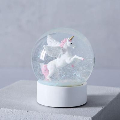 Unicorn Snow Globe west elm
