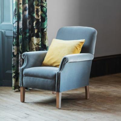 Velvet Occasional Chair by Rose & Grey