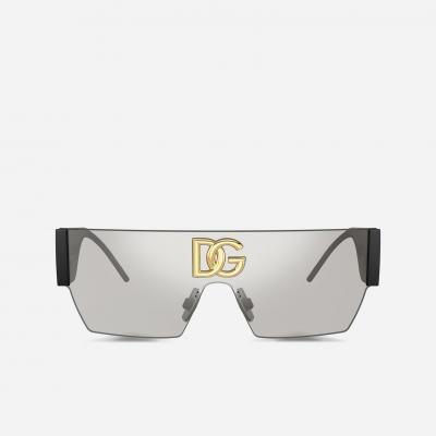 Silver Geometric transparency sunglasses Dolce&Gabbana
