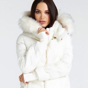 DOWN JACKET WITH POUCH GUESS.