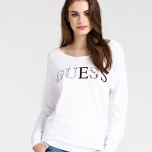 APPLIQUÉ DETAIL LOGO JUMPER GUESS