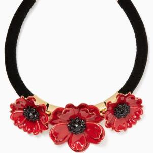 precious poppies statement necklace - kate spade new york