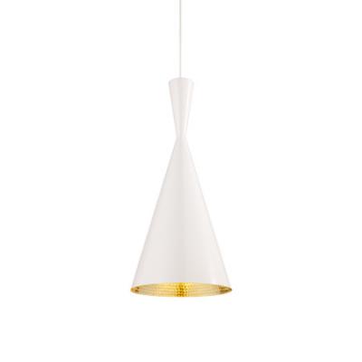 Tom Dixon Beat Pendant Light - Tall - White