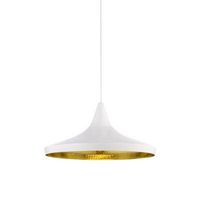 Tom Dixon Beat Pendant Light - Wide - White