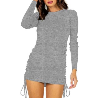 LONG SLEEVE MINI DRESS GREY – Steve Madden