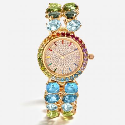 Dolce&Gabbana - WATCH WITH MULTI-COLORED GEMS