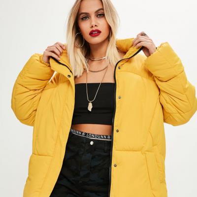 Yellow Ultimate Oversized Padded Jacket Missguided