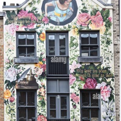 Romeo And Juliet Mural, London, UK