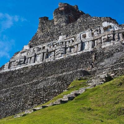 Mayan Temple Ruins of El Castillo or the Stone Lady at Xunantunich, Belize