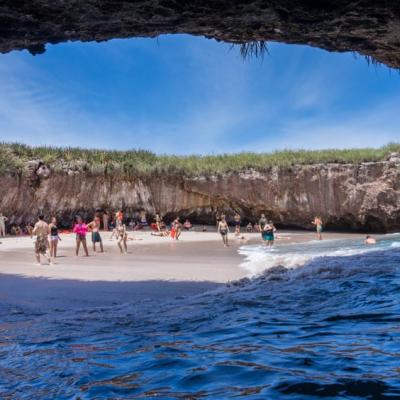 Playa del Amor (Hidden Beach), Mexico